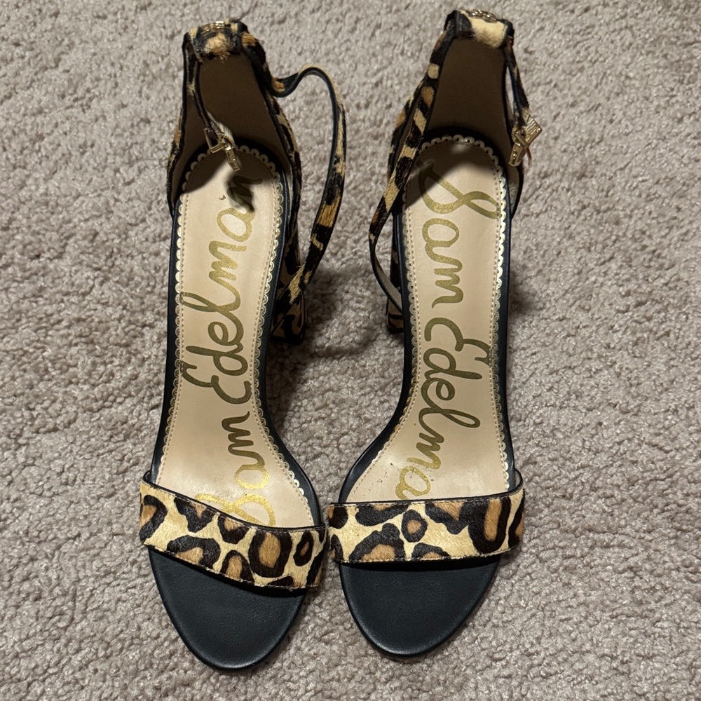 Sam Edelman Leopard Print Heels